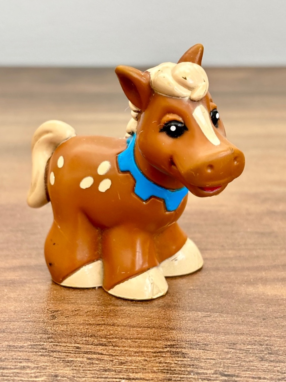VINTAGE Tyco Sesame Street Stack ’n Play Castle Brown Horse Replacement Toy 1997